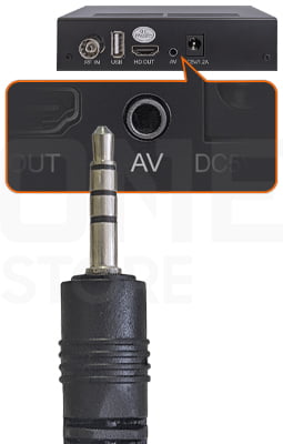 4-Ресивер AV 3.5 Mini Jack на 3 RCA 4-Ресивер AV 3.5 Mini Jack на 3 RCA
