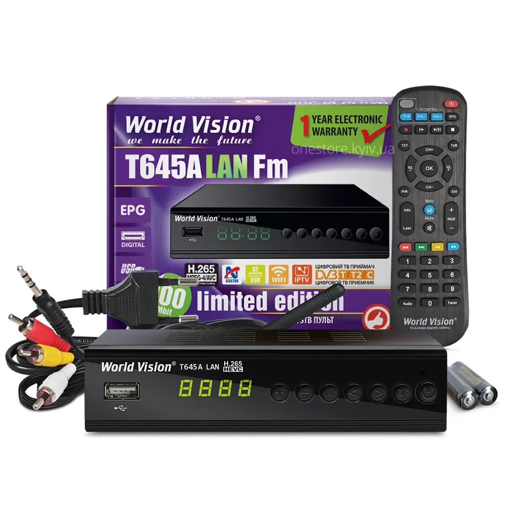 world vision t645a lan fm