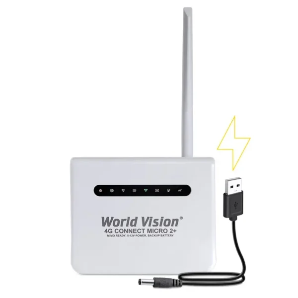 4g wi fi роутер mimo з подвійним акумулятором world vision 4g connect micro 2+