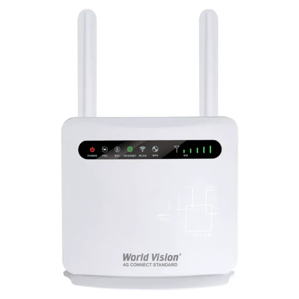 4g wi fi роутер з <b>подвійним акумулятором</b> world vision 4g connect standard