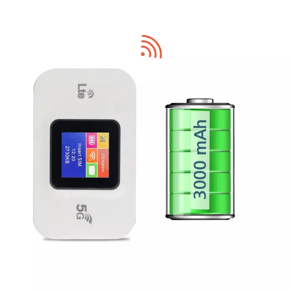 Кишеньковий 4g wi fi роутер mifi e5785 pro з акумулятором 3000 mah